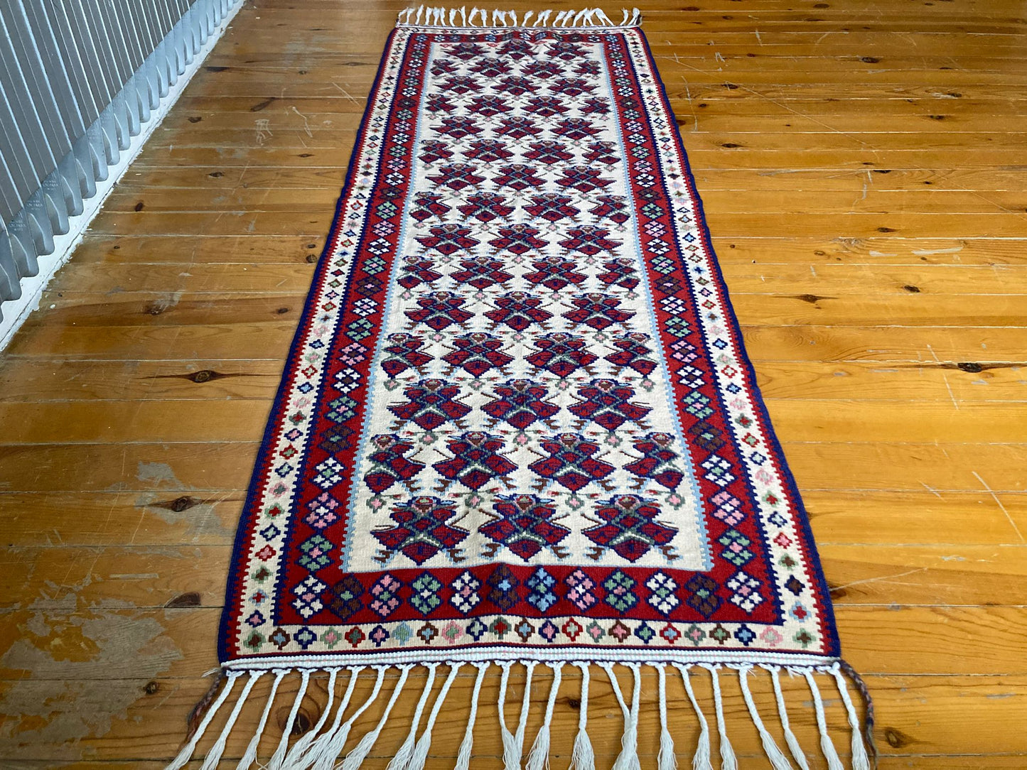 Vintage Merlot Turkish runner