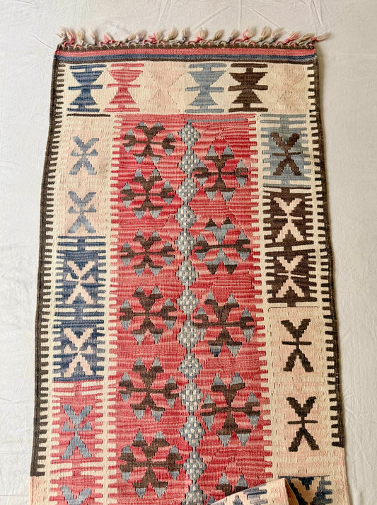 Vintage Kilim runner rug