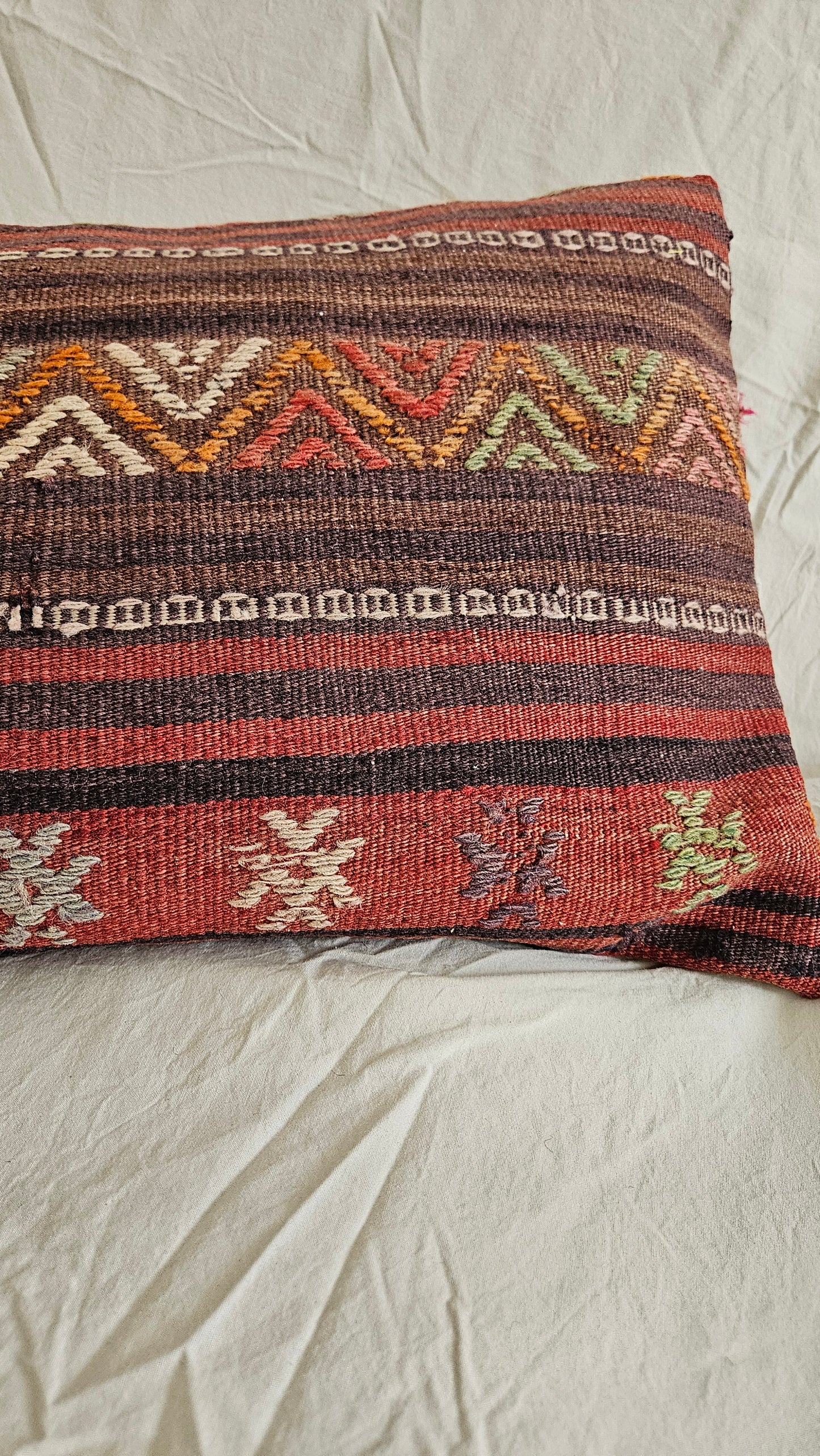 Vintage Kilim Lumbar Cushion cover