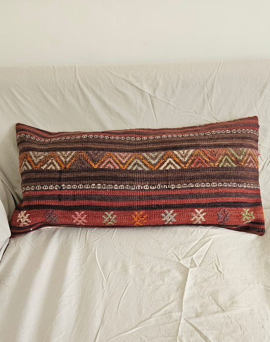 Vintage Kilim Lumbar Cushion cover