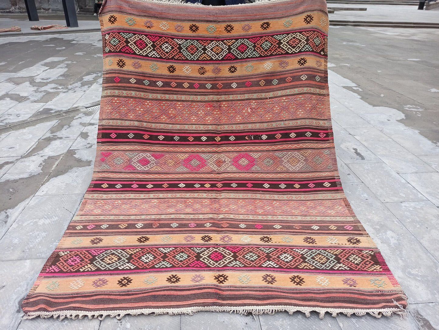 Vintage Turkish kilim