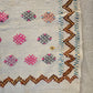 Vintage kilim embroidered 