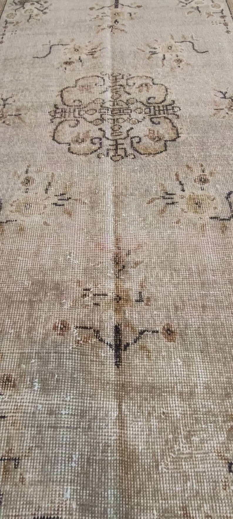 Vintage Natural Turkish  Rug