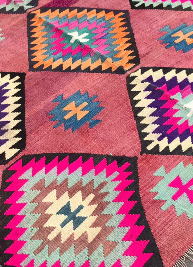 Vintage Turkish Kilim - 'Rize'