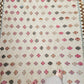 Embroidered handwoven kelim. Turkish and vintage 1970s