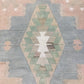 Vintage turkish kilim -'Aqua'