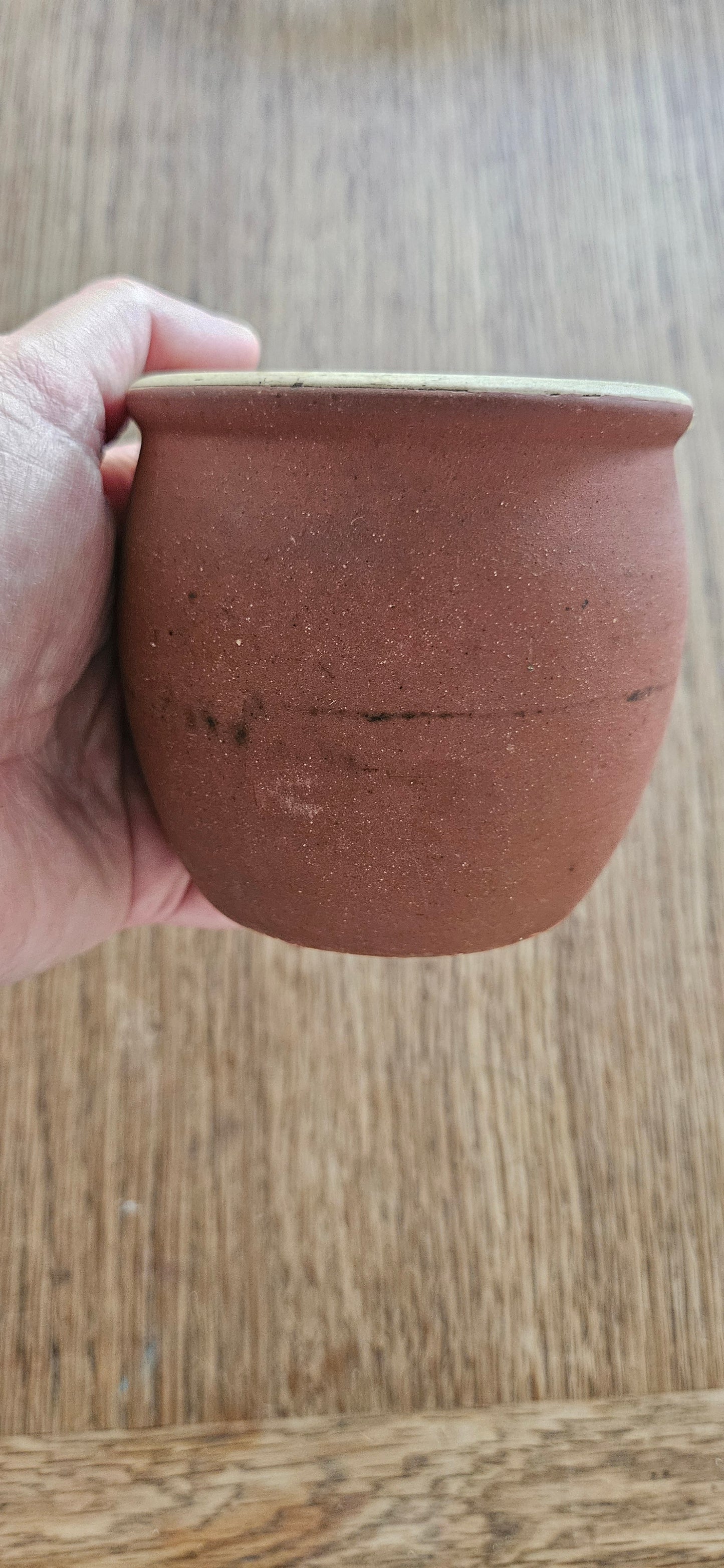 Small vintage terracotta vase