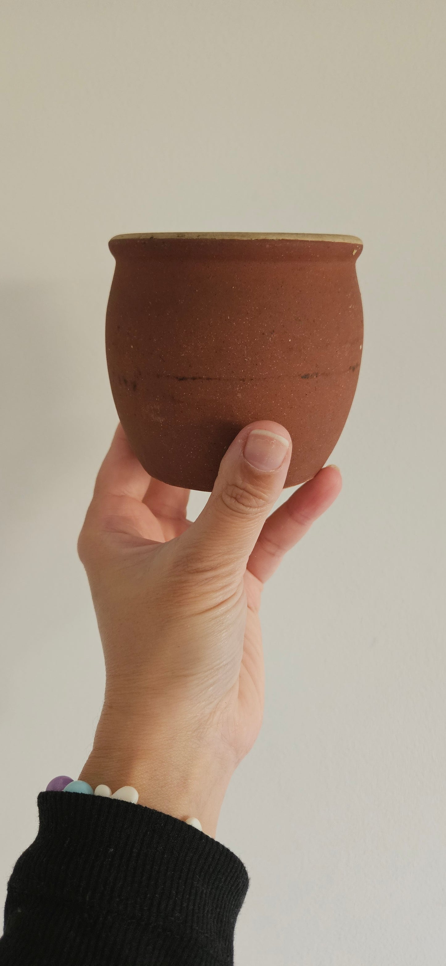 Small vintage terracotta vase