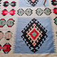 Sky Blue Handwoven Kilim