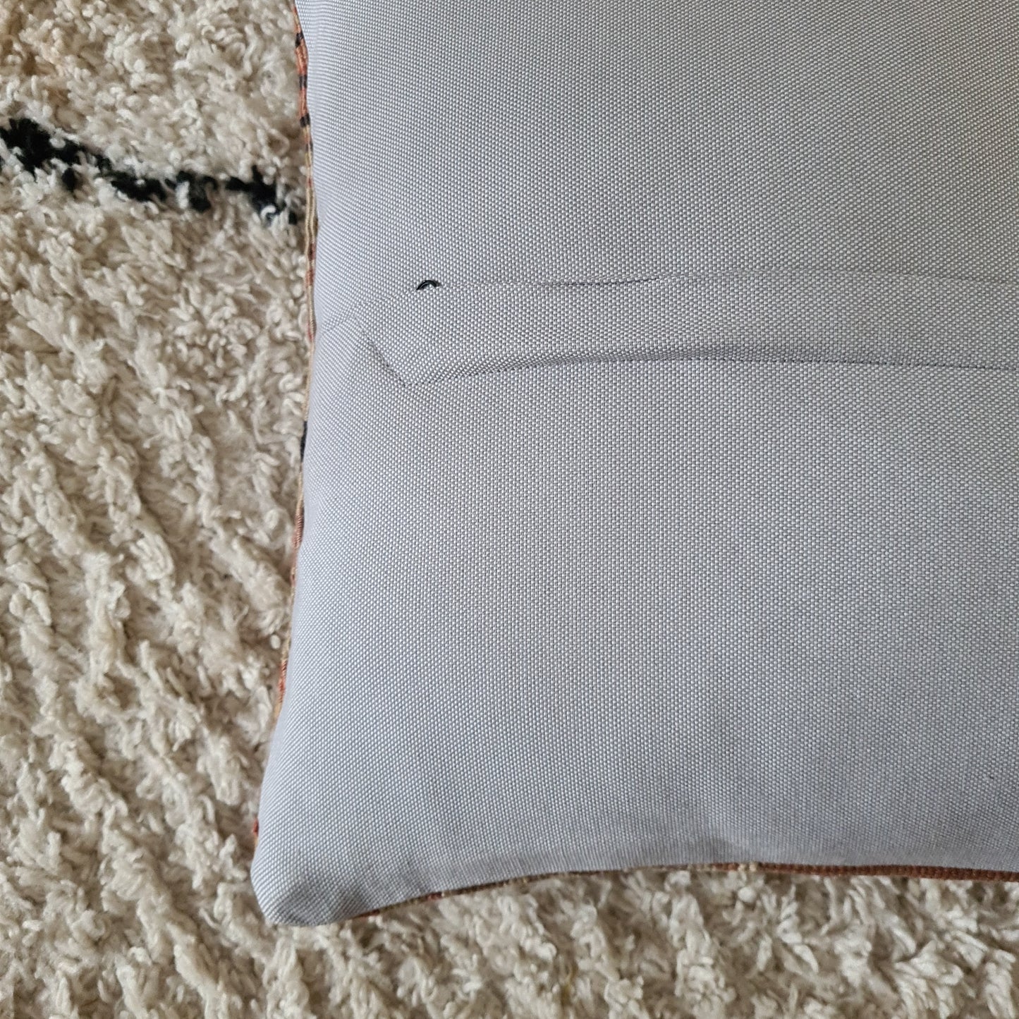 Apricot kilim cushion cover