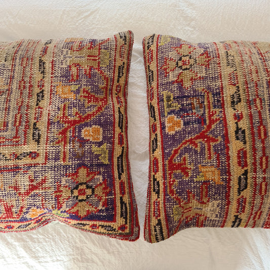 Ethnic woven floor pillows