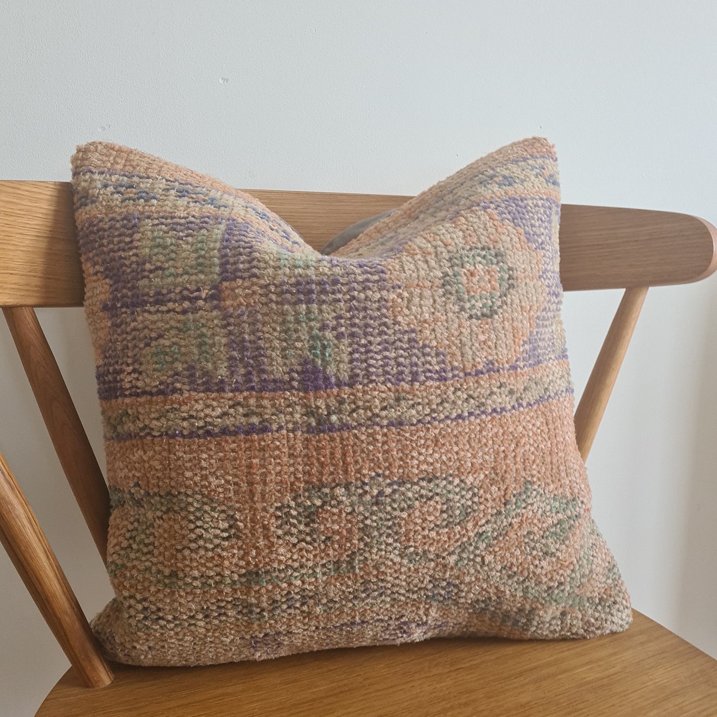 Floral kilim cushion cover