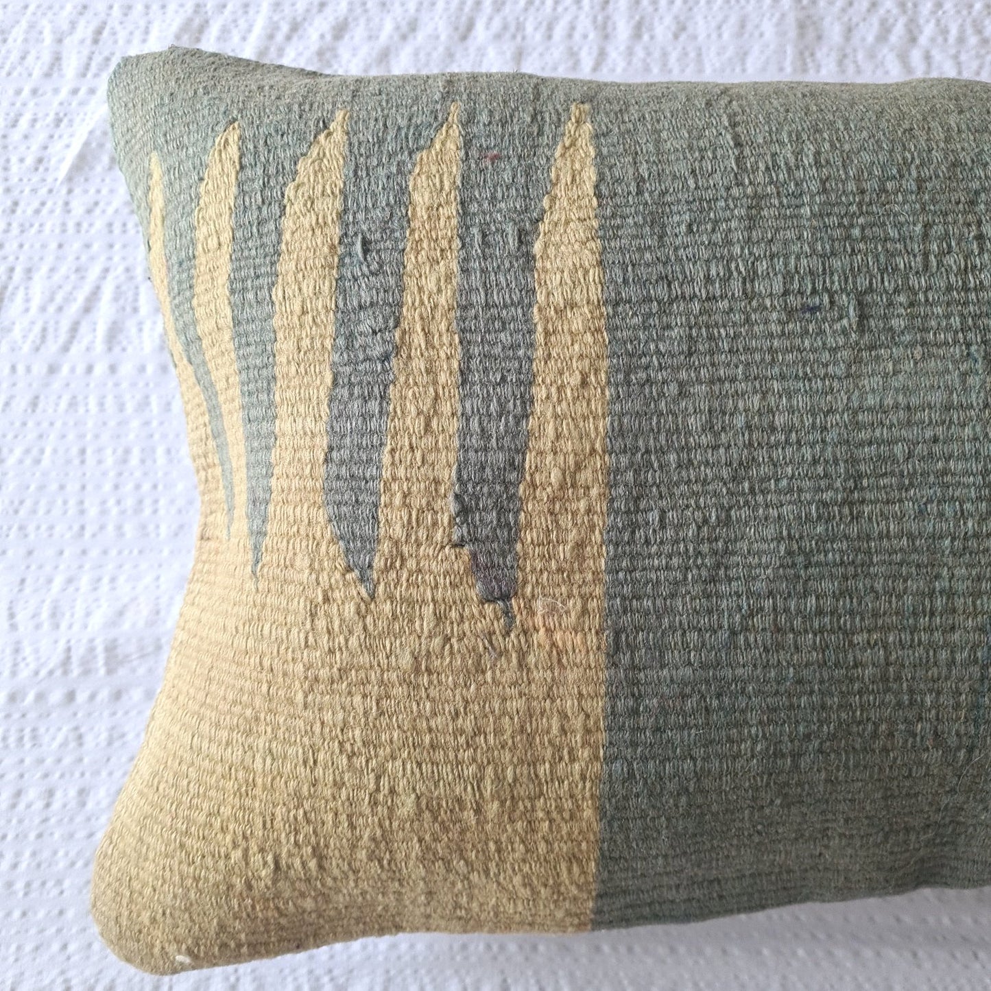 so blue kilim lumbar cushion cover