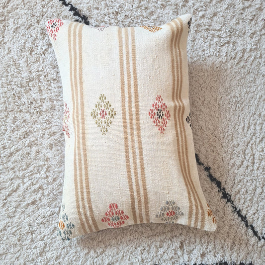 Vintage hemp cicim(kilim) cushion cover