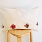 Vintage hemp pillow. Woven cushion cover anatolian 