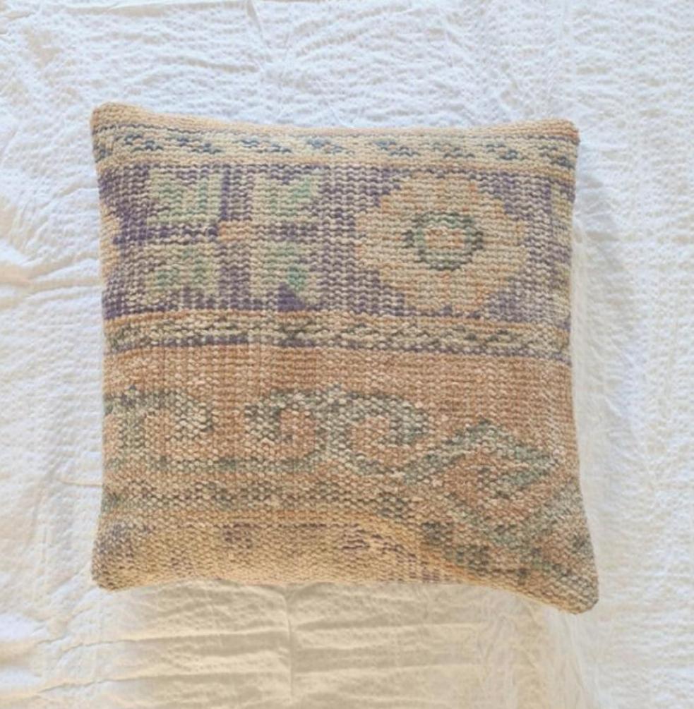 Vintage kilim cushion. Throw pillow